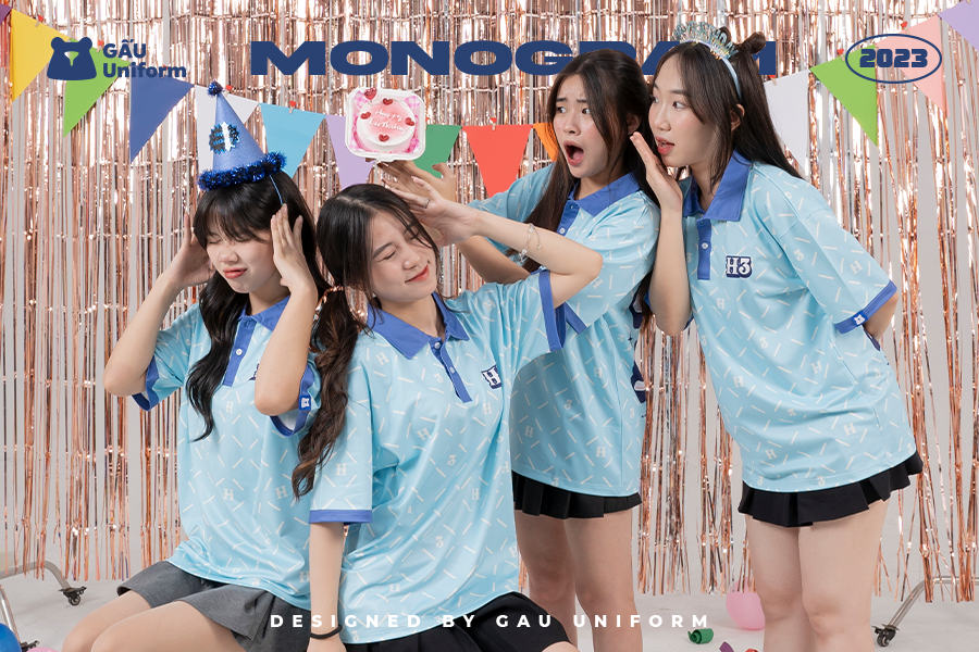 Mẫu áo đồng phục họp lớp cá tính