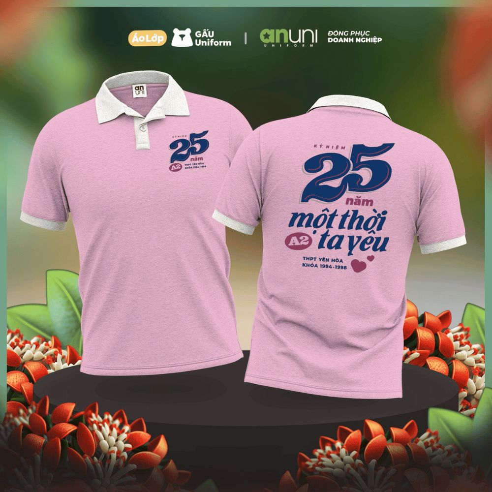 Mẫu đồng phục họp lớp đẹp của nhà Gấu Uniform
