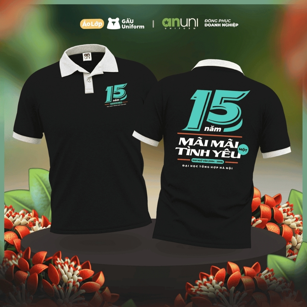 Mẫu đồng phục họp lớp 15 năm tại Gấu Uniform
