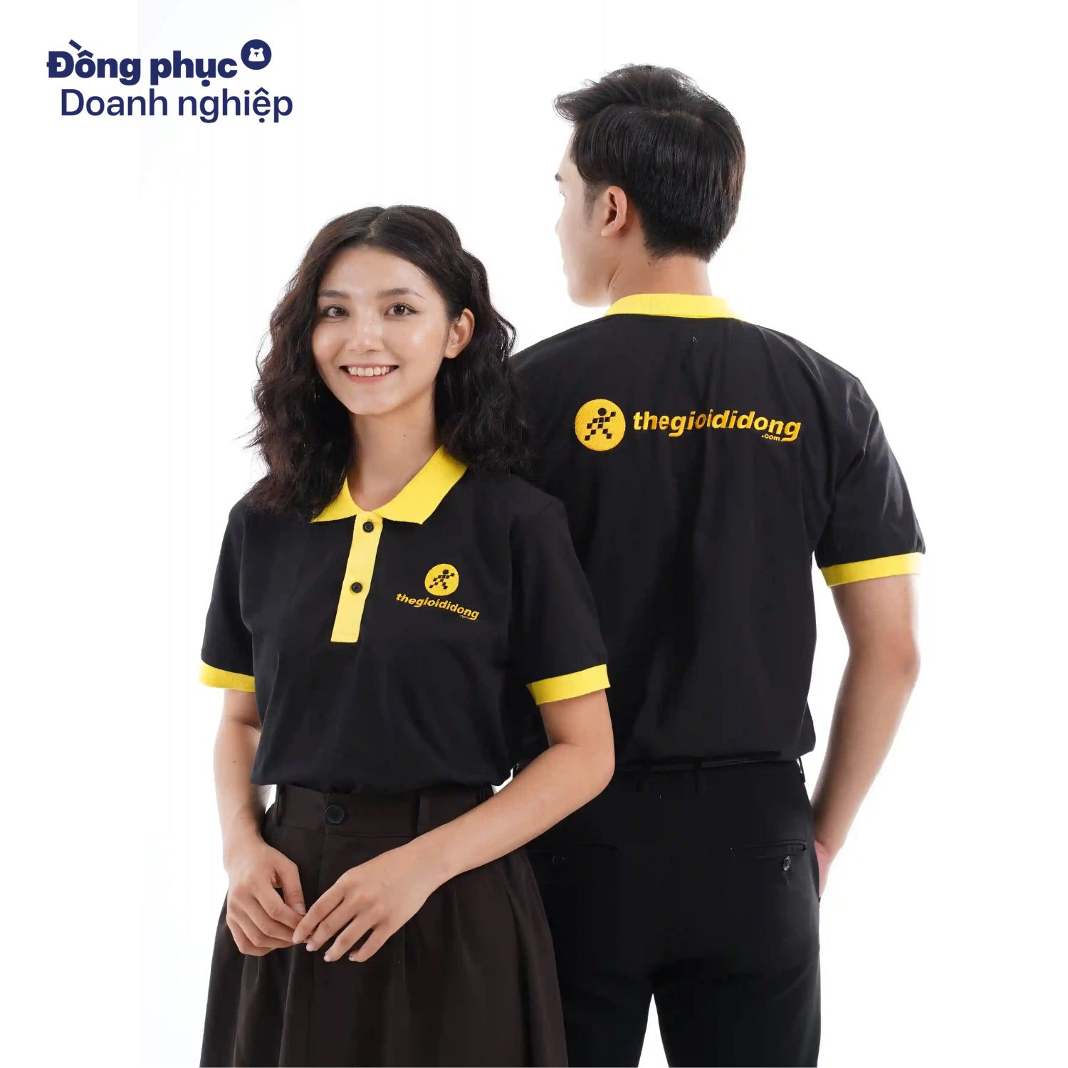 Áo đồng phục màu vàng thế giới di động