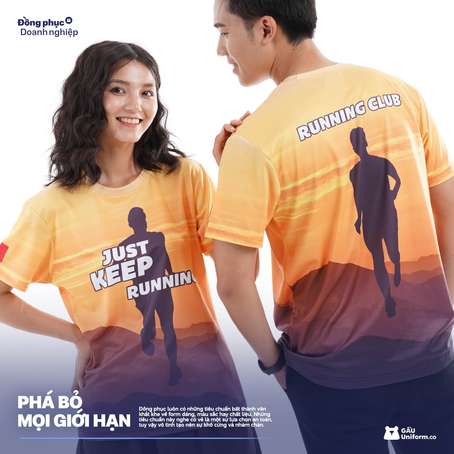 Áo đồng phục màu vàng