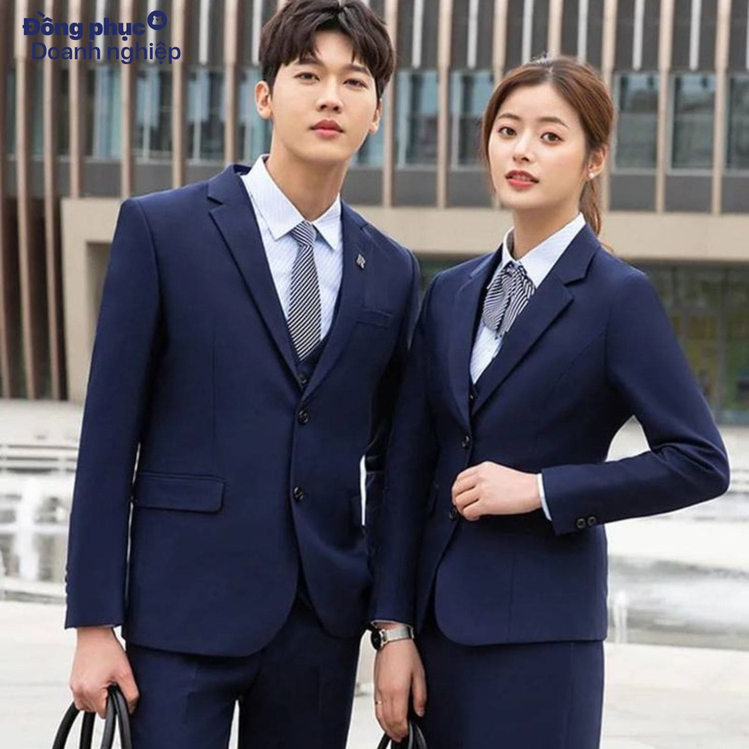 Mẫu áo vest xanh dương Mẫu áo vest xanh dương