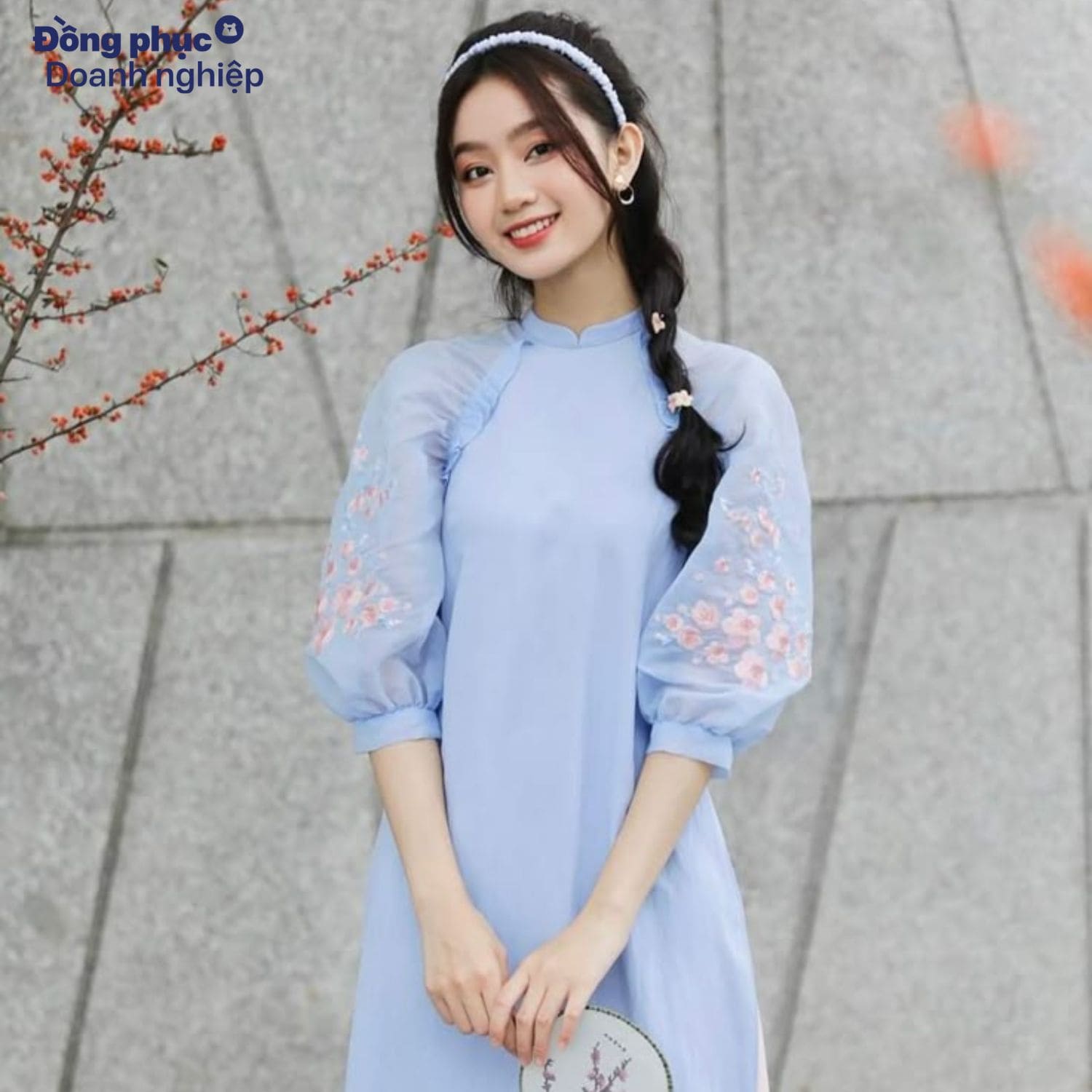 áo dài màu xanh dương áo dài màu xanh dương