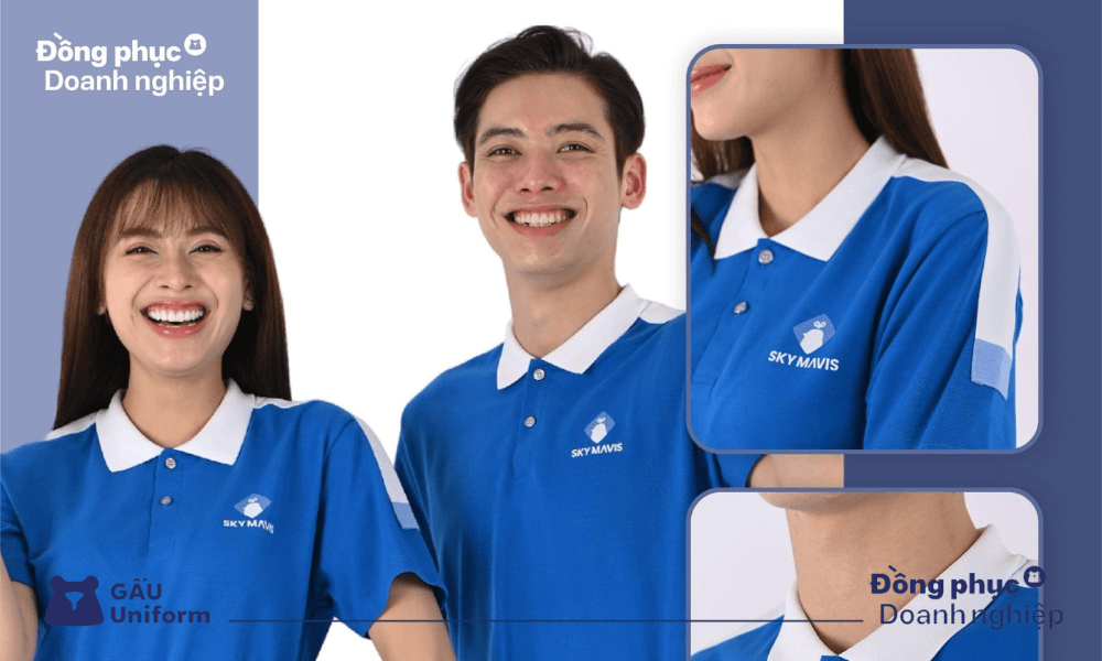 áo đồng phục màu xanh dương