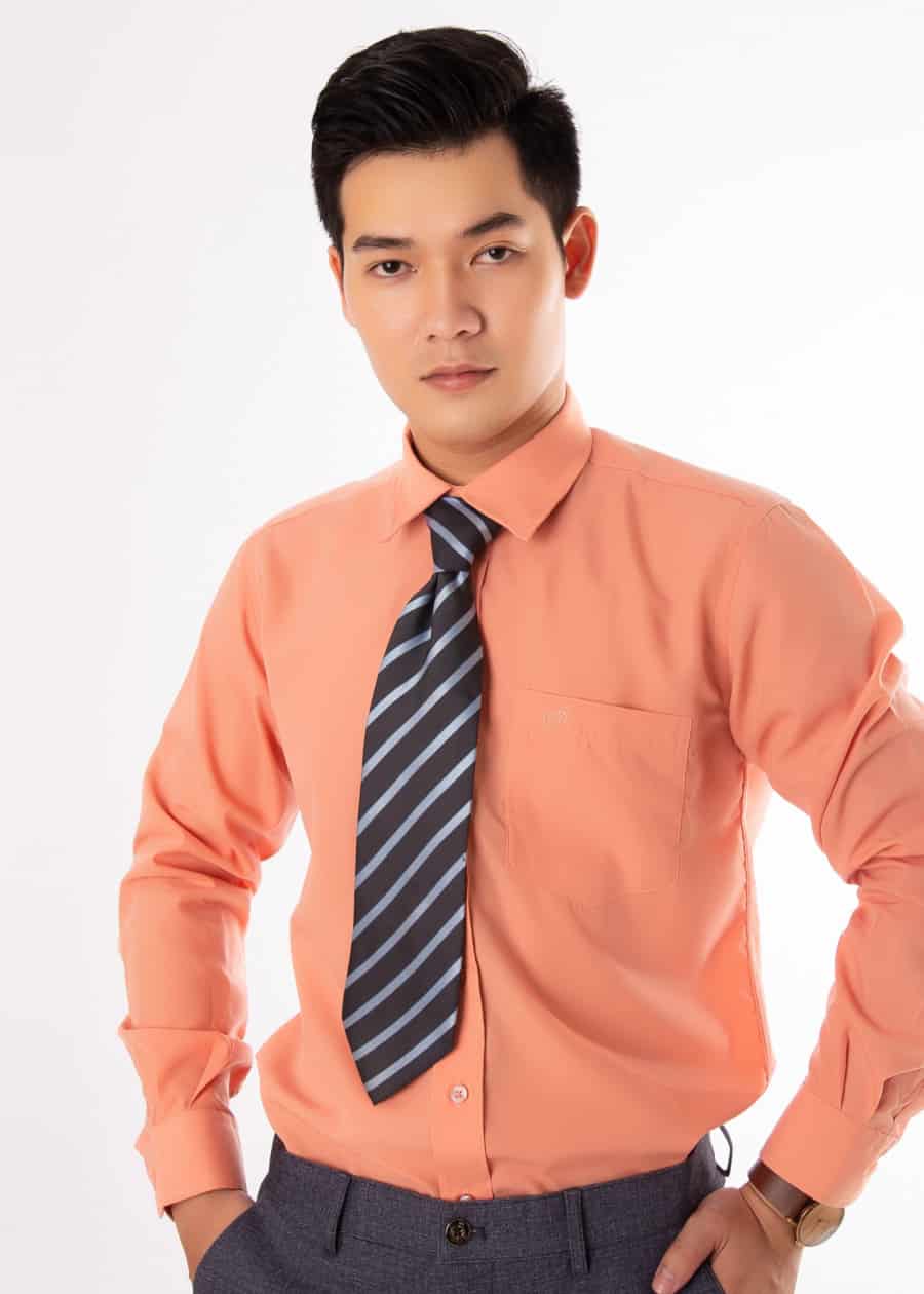 Đồng phục sơ mi cam