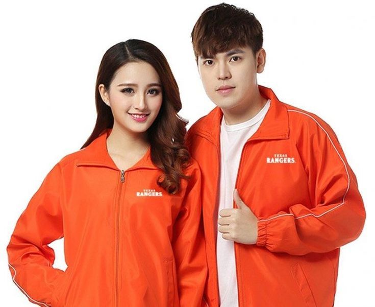 Áo khoác đồng phục màu cam