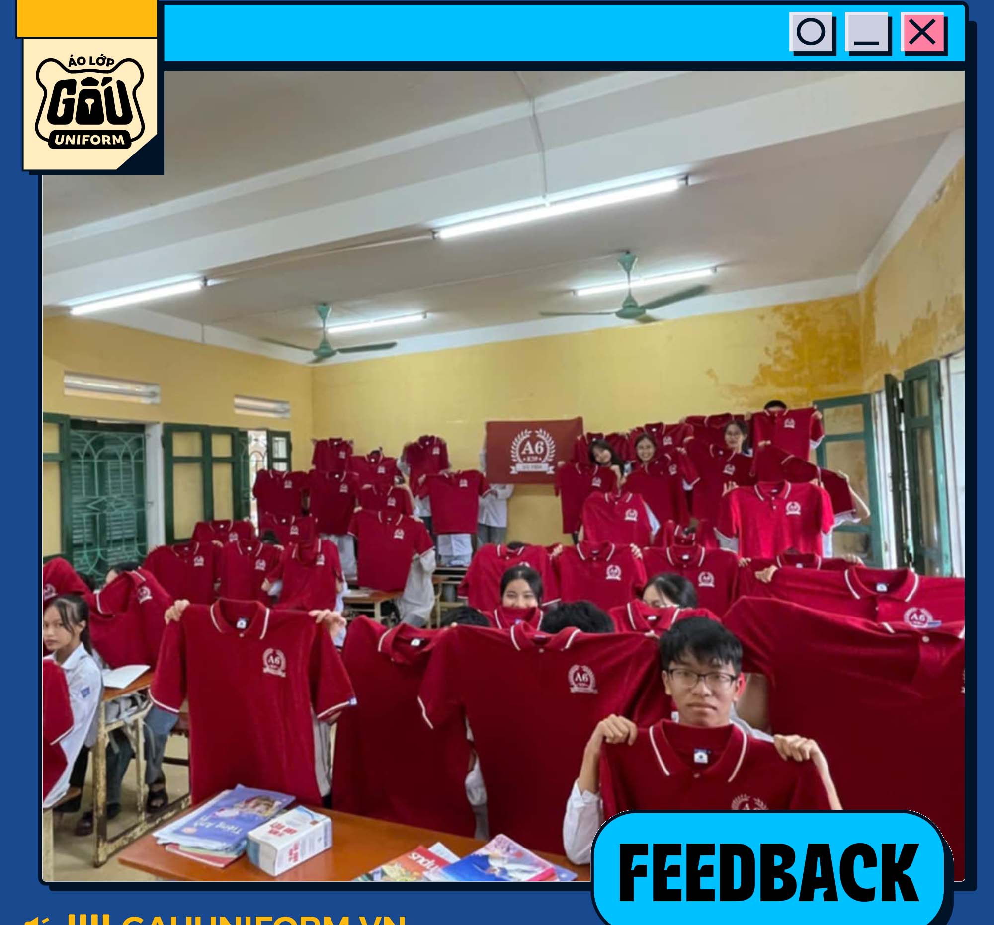 GẤU Uniform tự tin trở thành người bạn đồng hành đáng tin cậy trên hành trình tạo ra chiếc áo lớp đầy ý nghĩa GẤU Uniform tự tin trở thành người bạn đồng hành đáng tin cậy trên hành trình tạo ra chiếc áo lớp đầy ý nghĩa