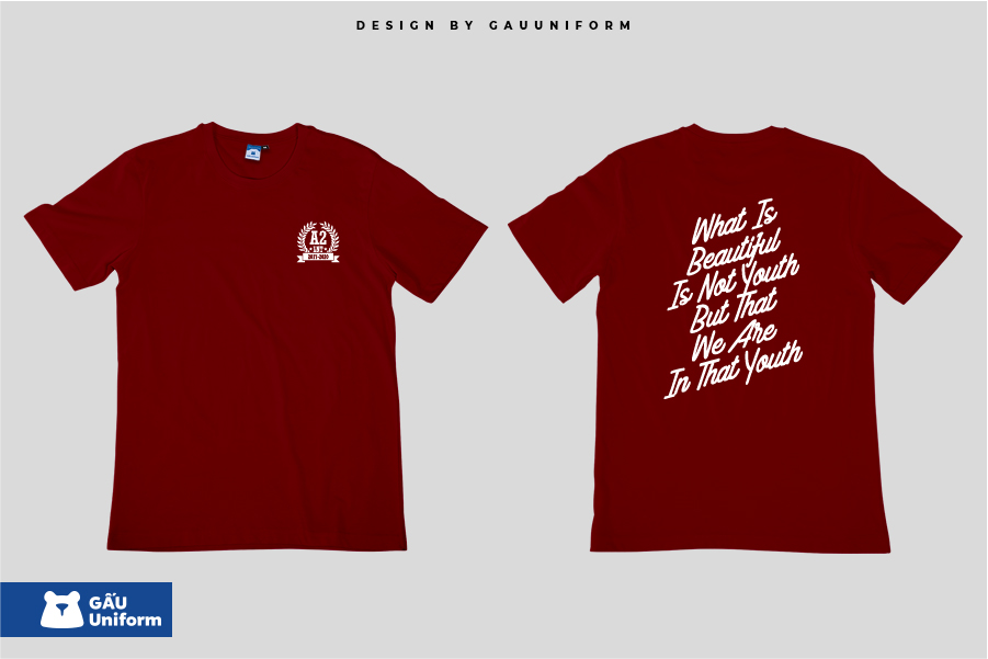 áo lớp đỏ đô t-shirt áo lớp đỏ đô t-shirt