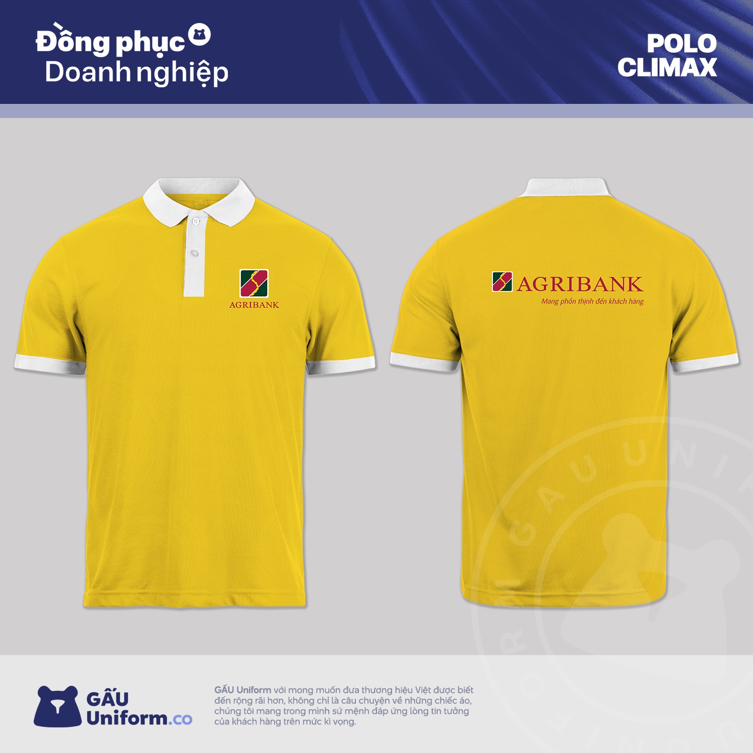 đồng phục agribank GẤU Uniform