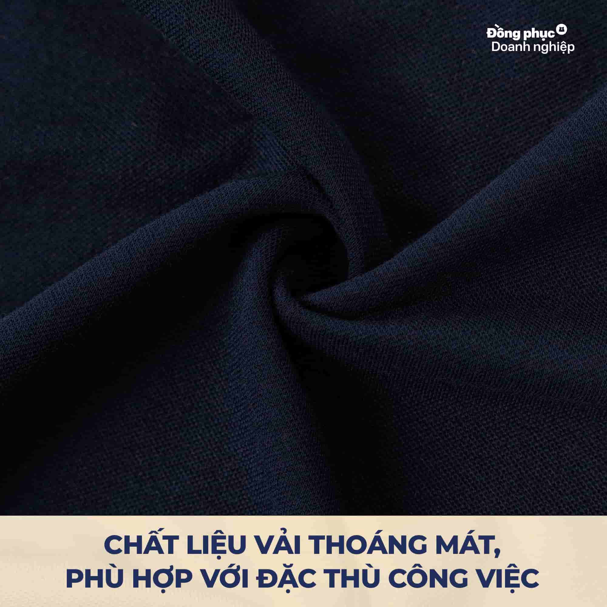 vải Lacoste đồng phục ahamove
