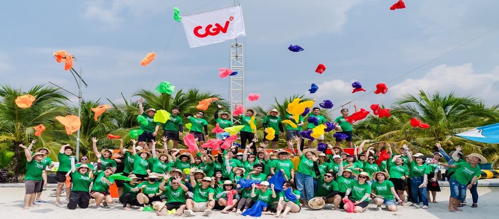 áo team building đồng phục CGV áo team building đồng phục CGV