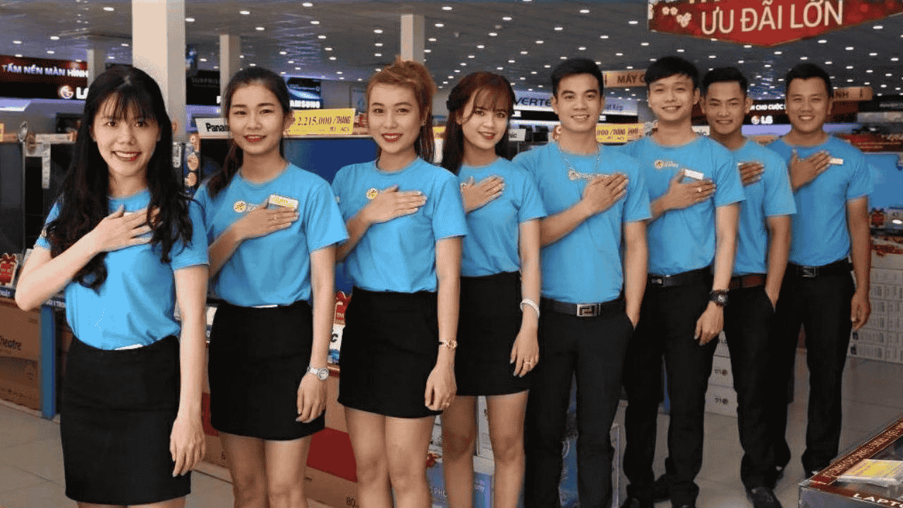 Top 7 mẫu đồng phục Điện Máy Xanh mới nhất hiện nay