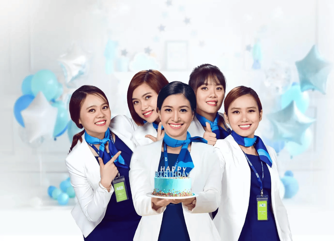 đồng phục ngân hàng ACB