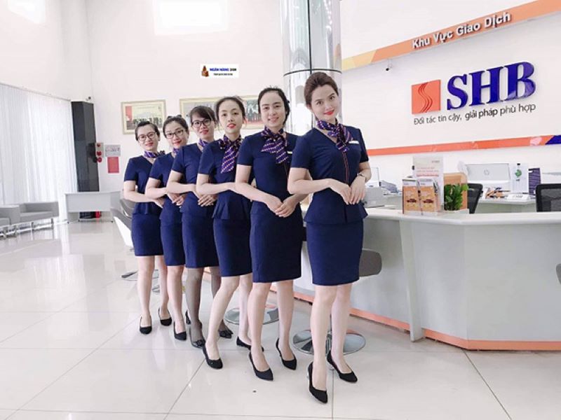 đồng phục nhân viên ngân hàng SHB