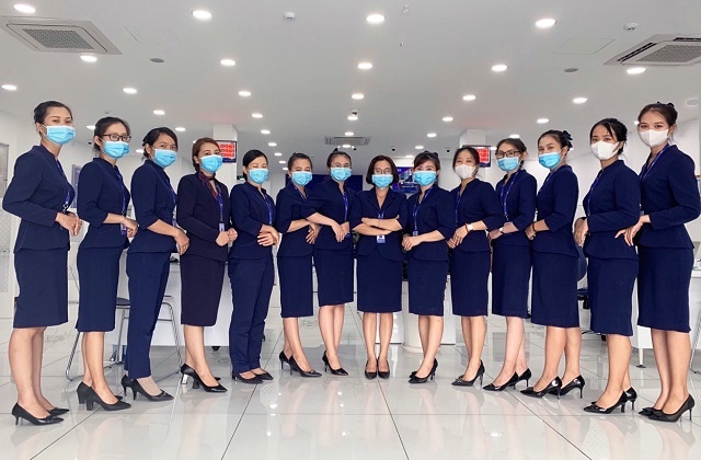 áo đồng phục ngân hàng