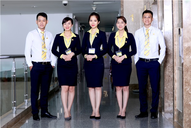 áo đồng phục ngân hàng