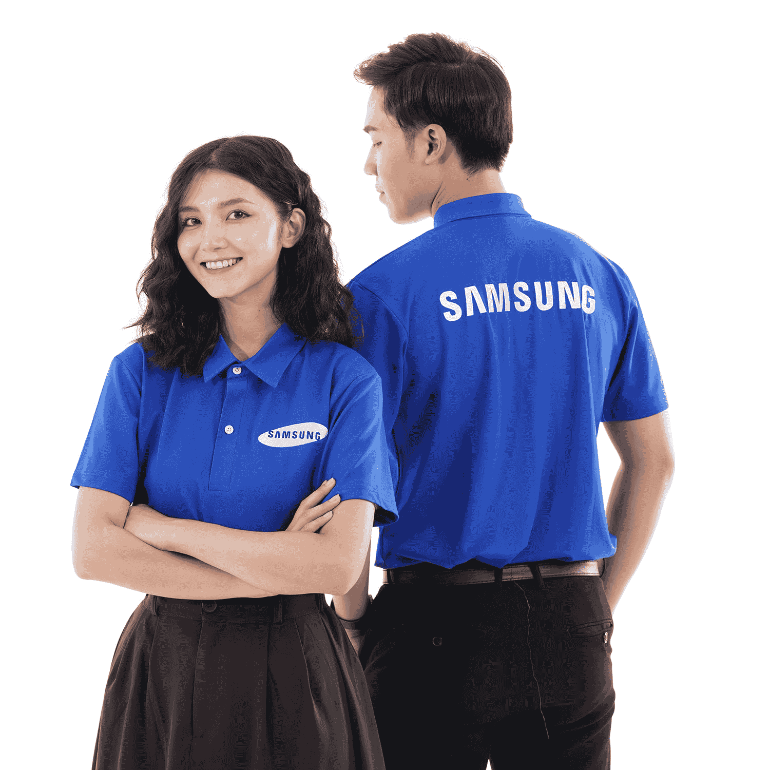 áo đồng phục samsung vải thun poly áo đồng phục samsung vải thun poly