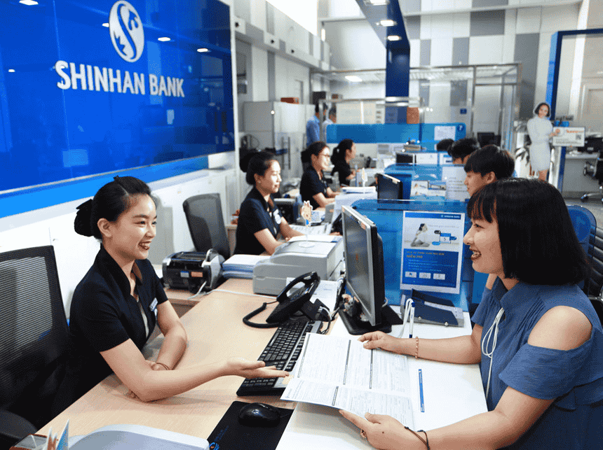 Logo đồng phục Shinhan Bank Logo đồng phục Shinhan Bank
