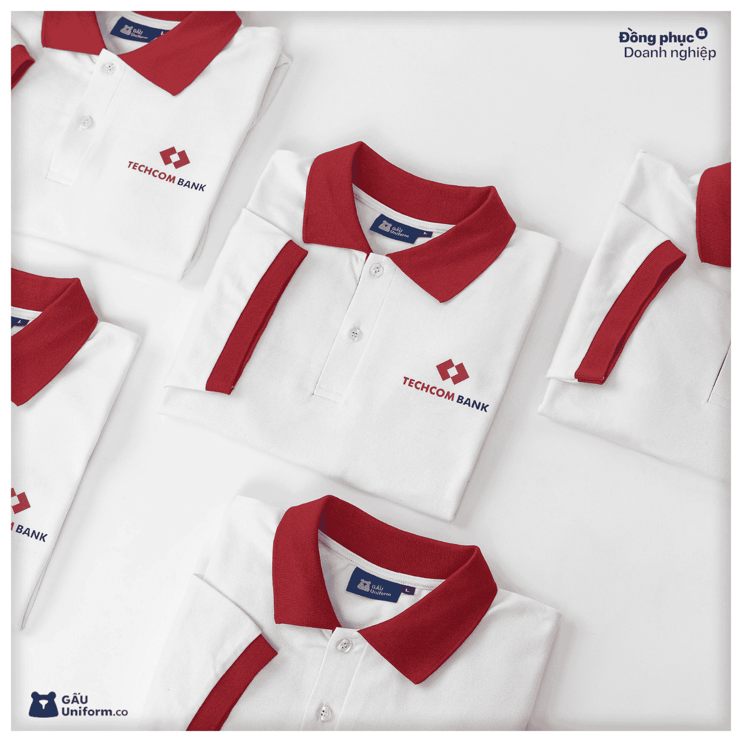 đồng phục techcombank GẤU Uniform đồng phục techcombank GẤU Uniform