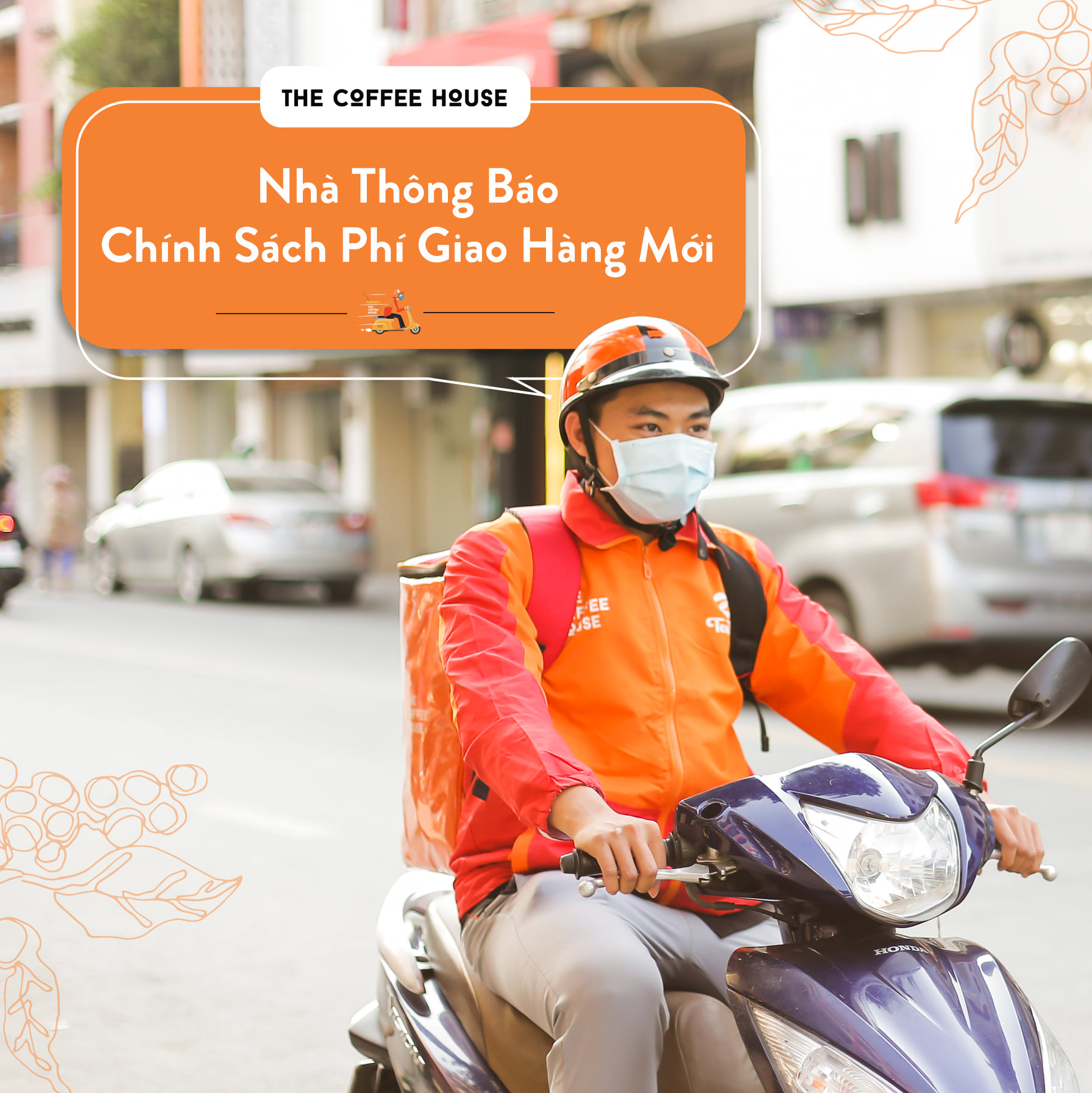 Vải gió đồng phục the coffee house Vải gió đồng phục the coffee house