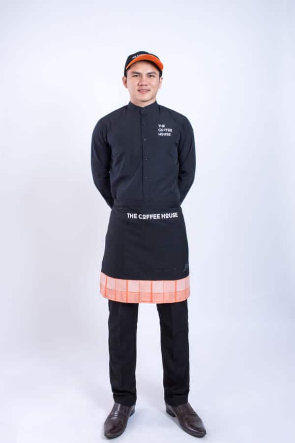 đồng phục the coffee house tạp dề kaki đồng phục the coffee house tạp dề kaki