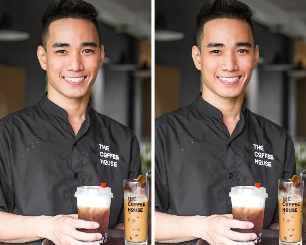 Áo sơ mi đồng phục nhân viên The Coffee House Áo sơ mi đồng phục nhân viên The Coffee House