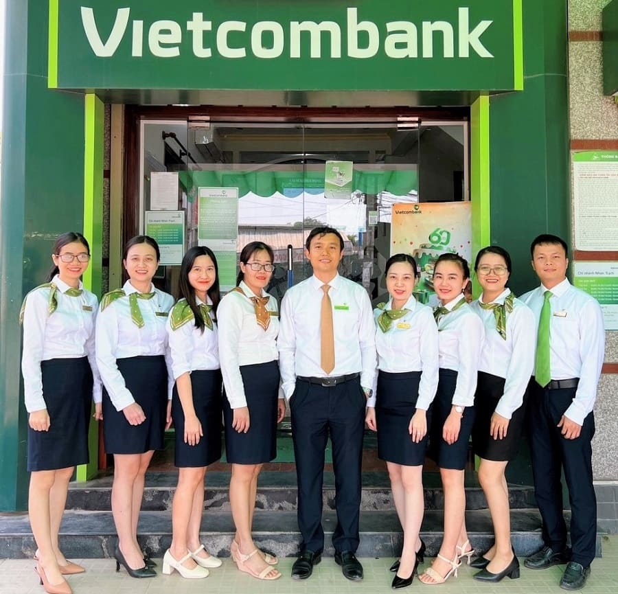 đồng phục ngân hàng vietcombank