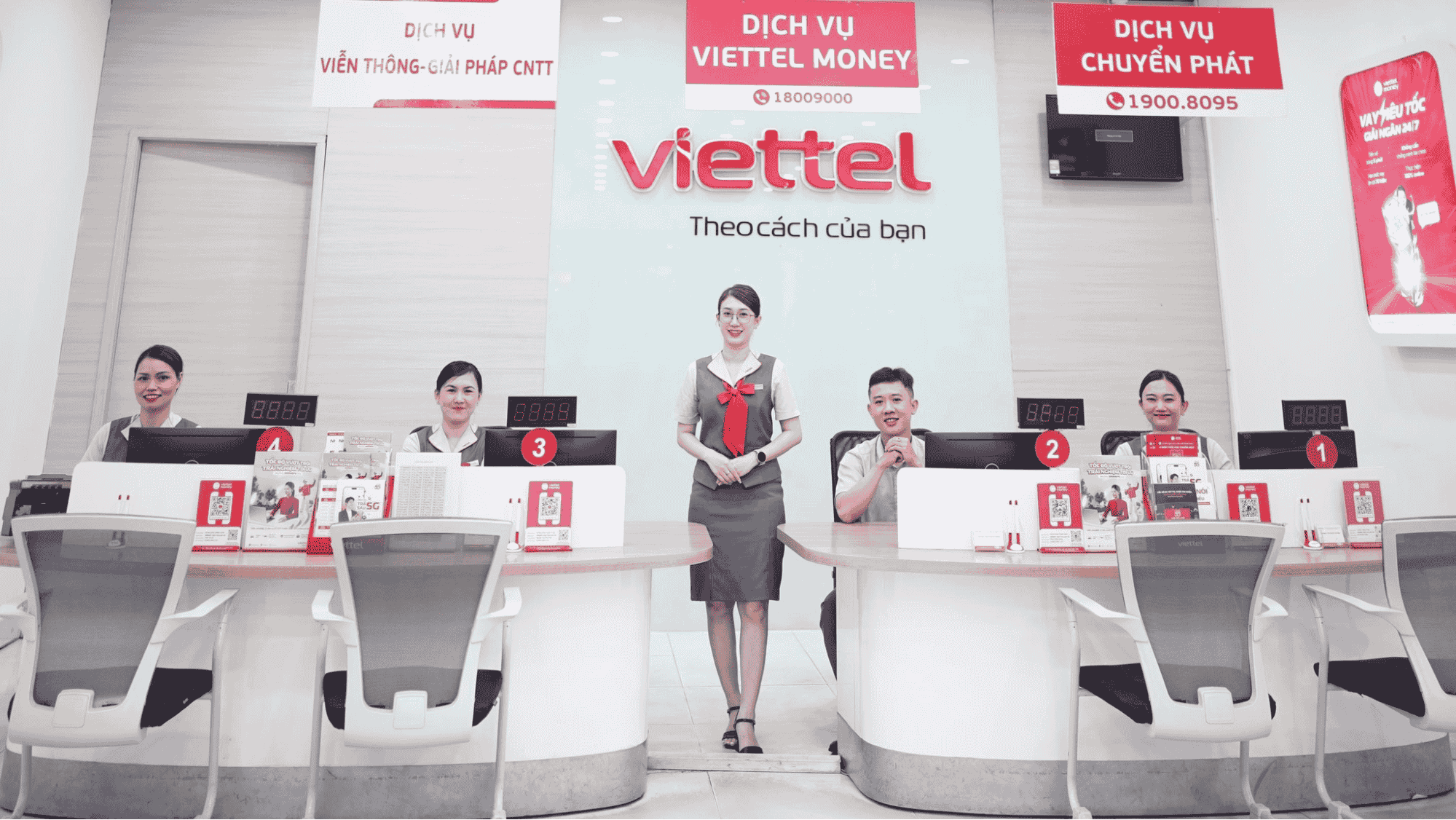 đồng phục của viettel tại quầy giao dịch đồng phục của viettel tại quầy giao dịch