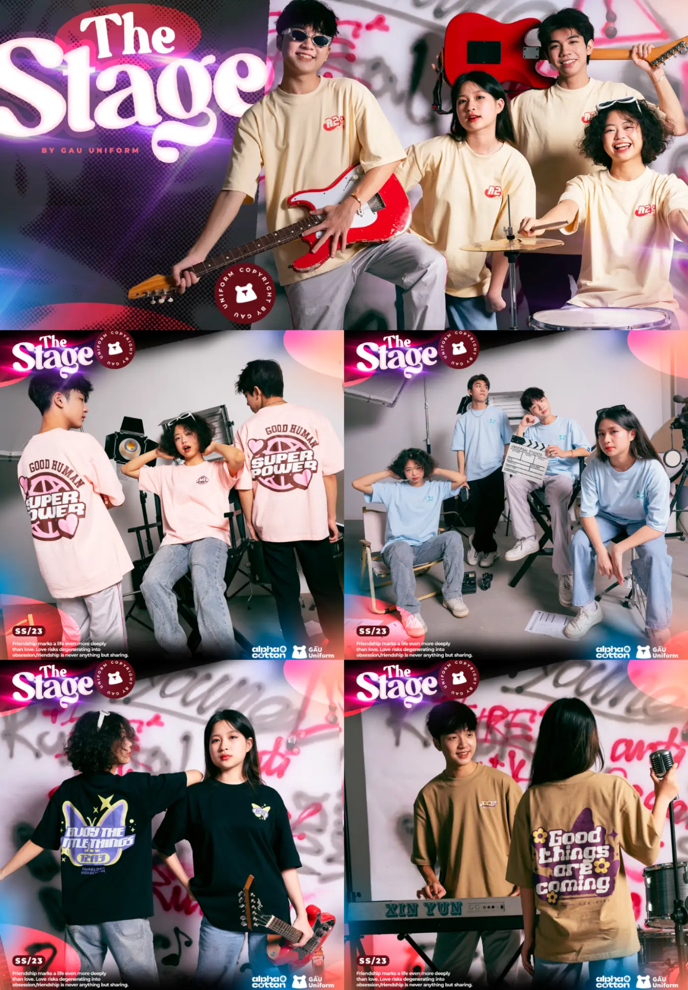 Nhiều sản phẩm tại GẤU Uniform sử dụng vải cotton Nhiều sản phẩm tại GẤU Uniform sử dụng vải cotton