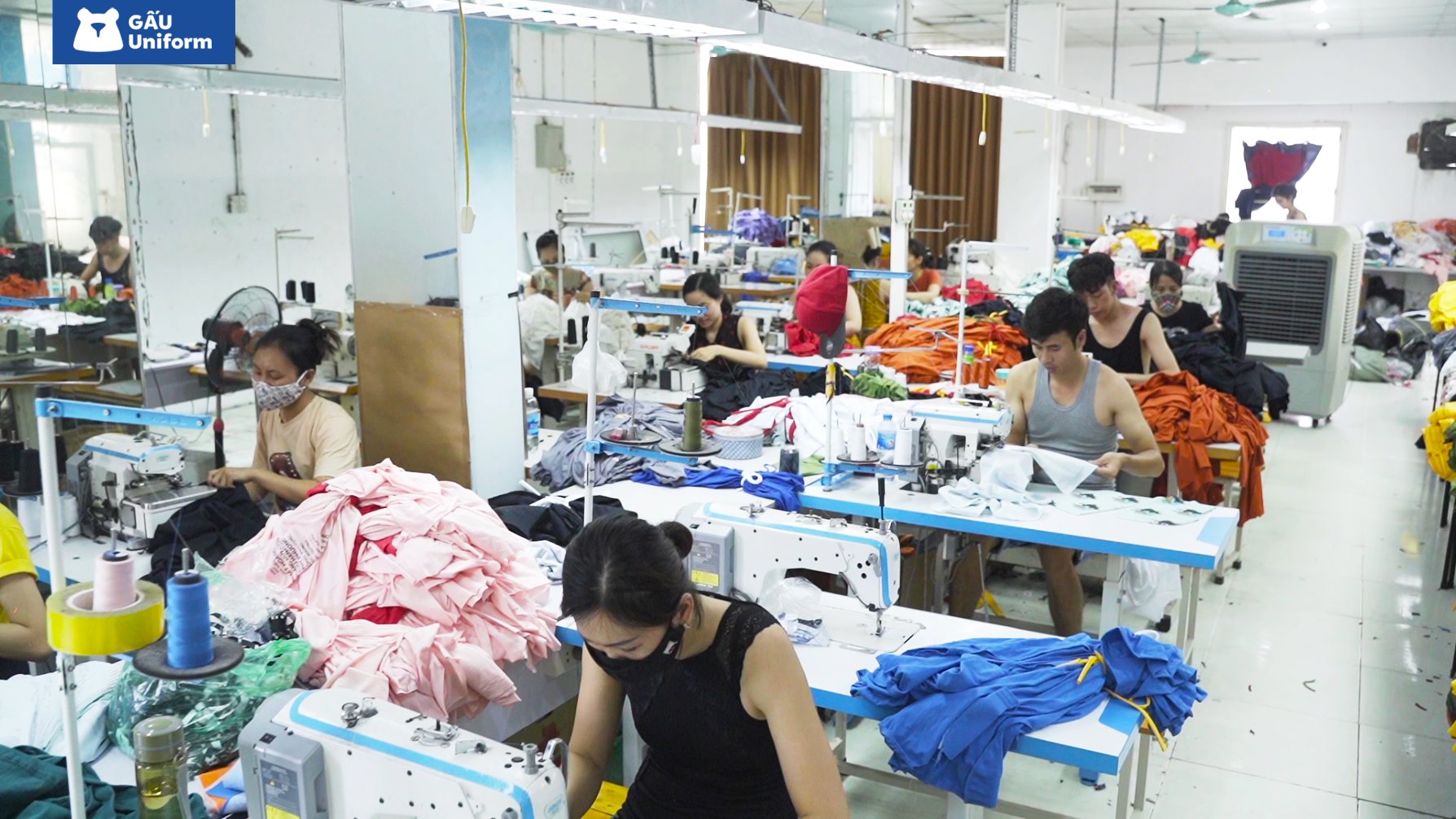 Xưởng may áo thun uy tín - GẤU Uniform Xưởng may áo thun uy tín - GẤU Uniform