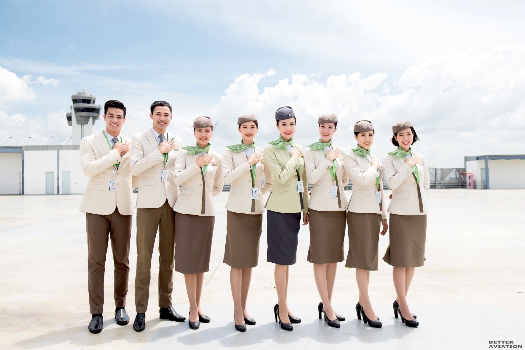 Các mẫu đồng phục Bamboo Airways cho tiếp viên, phi công và kỹ sư