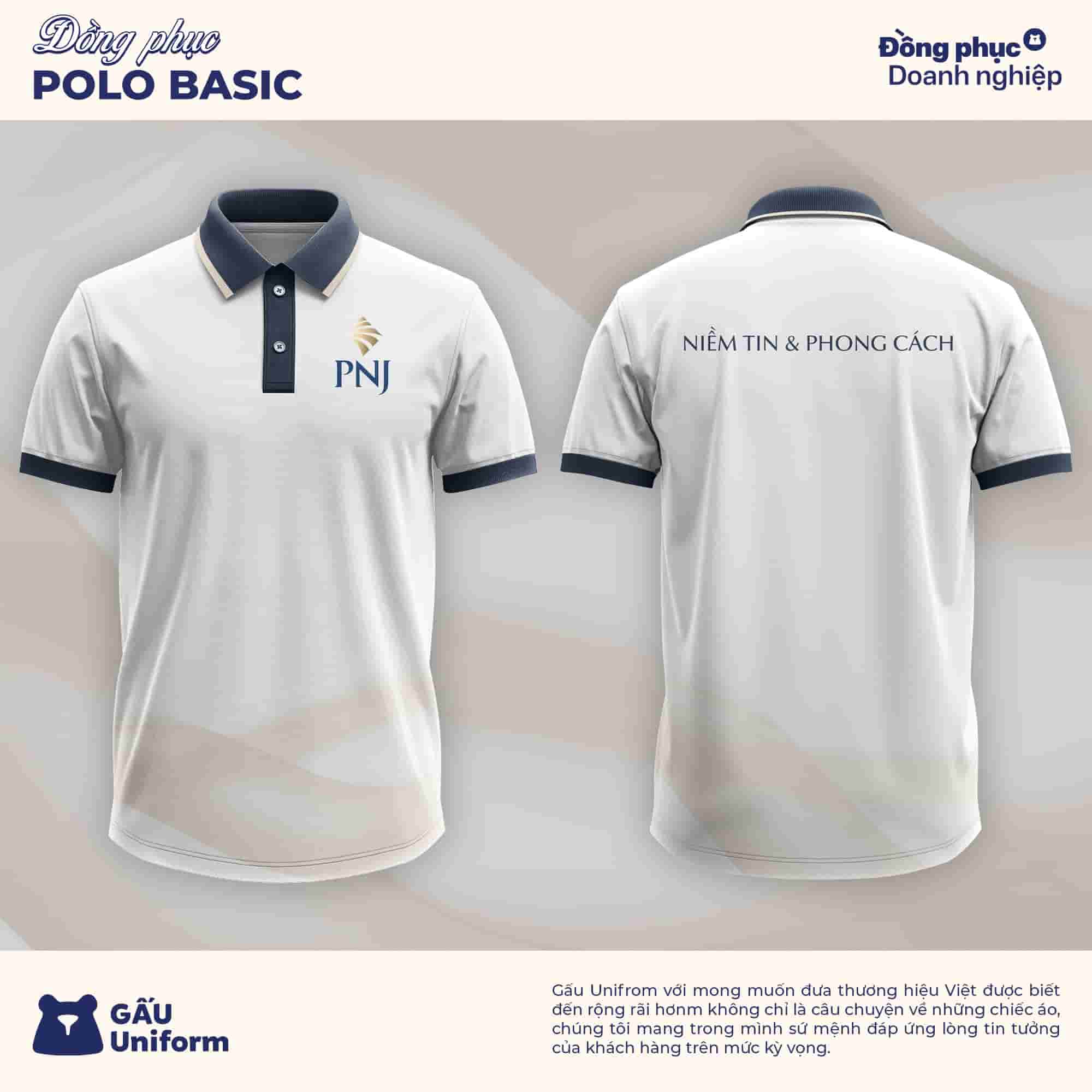 Đồng phục nhân viên PNJ mới – thiết kế riêng tại GẤU Uniform Đồng phục nhân viên PNJ mới – thiết kế riêng tại GẤU Uniform