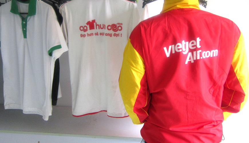 Vải dù dùng để may đồng phục Vietjet Air mùa đông Vải dù dùng để may đồng phục Vietjet Air mùa đông