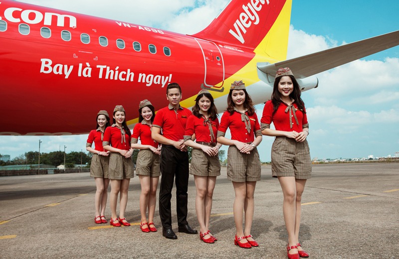 Đồng phục của Vietjet Air Đồng phục của Vietjet Air